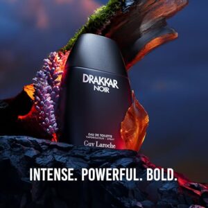 Guy Laroche Drakkar Noir, Iconic Designer Fragrance, Intense & Powerful Eau de Toilette, Fougere Blend