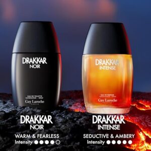 Guy Laroche Drakkar Noir, Iconic Designer Fragrance, Intense & Powerful Eau de Toilette, Fougere Blend