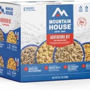 Mountain House Adventure Weekender Kit | Freeze Dried Camping & Backpacking Food | 12 Servings