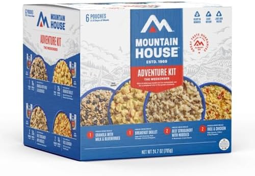 Mountain House Adventure Weekender Kit | Freeze Dried Camping & Backpacking Food | 12 Servings