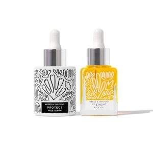 Naked & Thriving Limited Edition Day Set | Protect Antioxidant Day Serum (30 mL) + Prevent Anti-Aging Face Oil