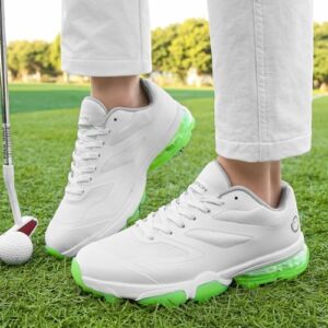 THESTRON New Men Golf Shoes 8 Spikes Professional Outdoor Golf Sport Sneaker for Men