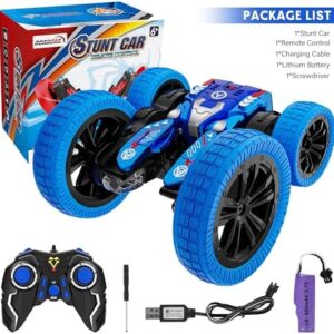 Remote Control Car, Double Sided RC Car, 4WD Off-Road Stunt Car with 360° Flips