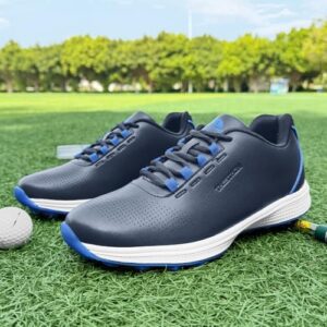 THESTRON New Men Golf Shoes 8 Spikes Professional Outdoor Golf Sport Sneaker for Men