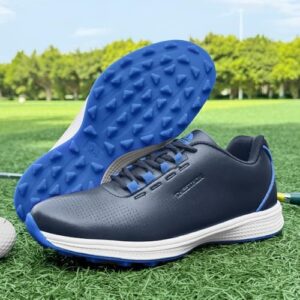 THESTRON New Men Golf Shoes 8 Spikes Professional Outdoor Golf Sport Sneaker for Men