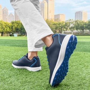 THESTRON New Men Golf Shoes 8 Spikes Professional Outdoor Golf Sport Sneaker for Men